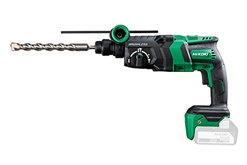 Hikoki Akku Bohr- Und Meißelhammer, Dh18Dpcw4Z (Im Karton) Sds-Plus (Ohne Akku Ladegerät Und Transportkoffer)18V