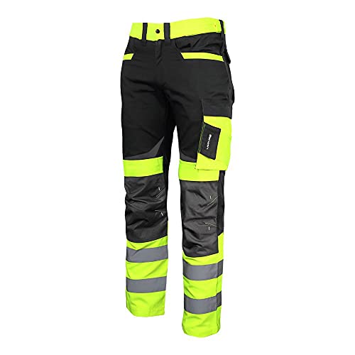 Lachti L4051104 Spodnie Ostrzegawcze Czarno-Żółte, Xl, Ce, Lahti