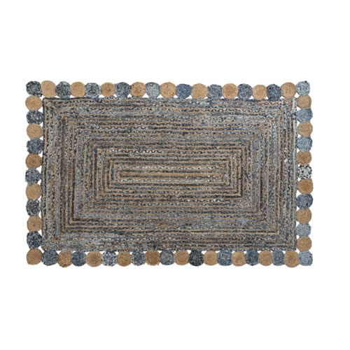 Alfombra Algodon Yute 120X180X1 2100 Gsm