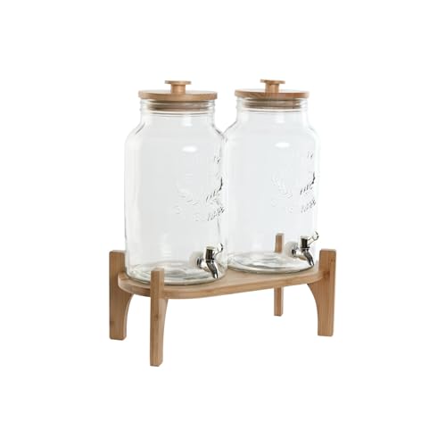 Dispensador Bebidas Set 2 Cristal 37X25X46 5,5L