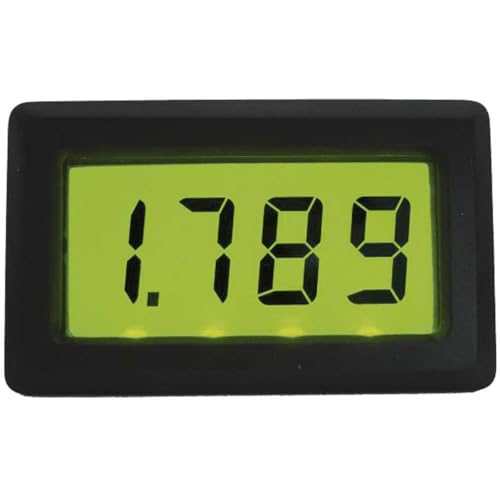 Beckmann & Egle 101951 Ex3076 - Schermo Lcd Illuminato 1,999 A, Campo Di Misurazione 0-1.999 A/Dc