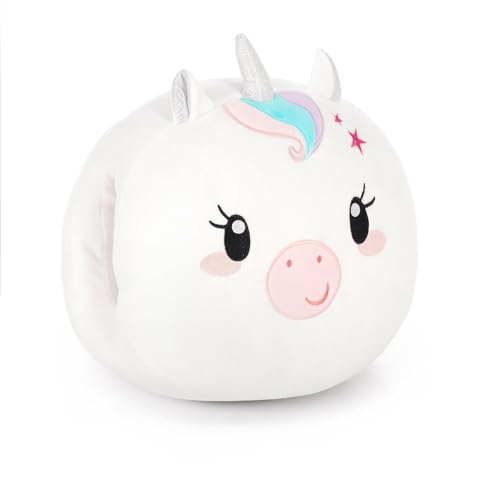 Legami - Cuscino Super Soft Scaldamani, Peluche Unicorn Morbido Soffice, Cuscino Peluche Per Bambini Adulti, Idea Regalo, Adatto Per Mani Fredde, Dime