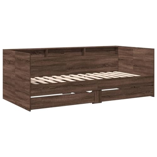 Vidaxl Divano Letto Con Cassetti Senza Materasso 100X200 Cm