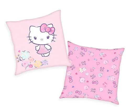 Wild South Shop Hello Kitty - Cuscino Imbottito, 40 X 40 Cm, Colore: Rosa