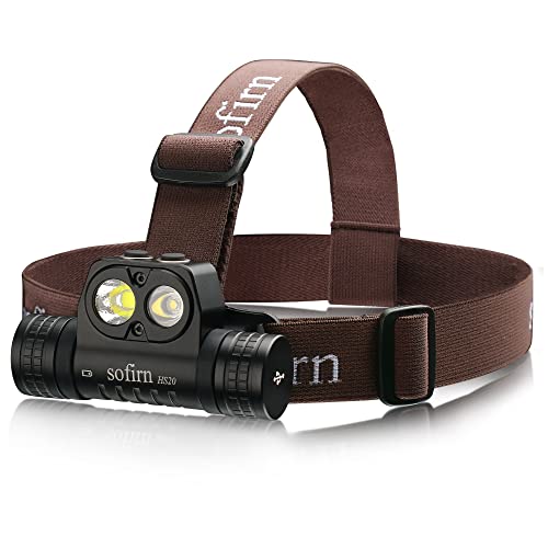 Weneasker Lampada Frontale A Led Ricaricabile Super Luminosa Con 2700 Lumen, Sofirn Hs20 Led Torcia Elettrica Edc Con 5 Modalità Di Luminosità Spot E 