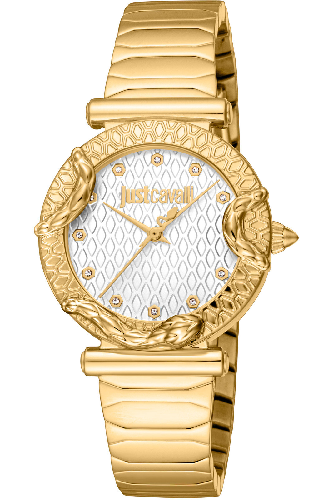 Orologio Just Cavalli JC1L234M0225 da Donna Grigio argento in Acciaio INOX