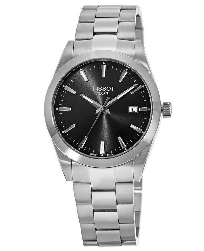 Tissot Gentleman Swiss Made Nero Al Quarzo T127.410.11.051.00 100M Orologio Uomo