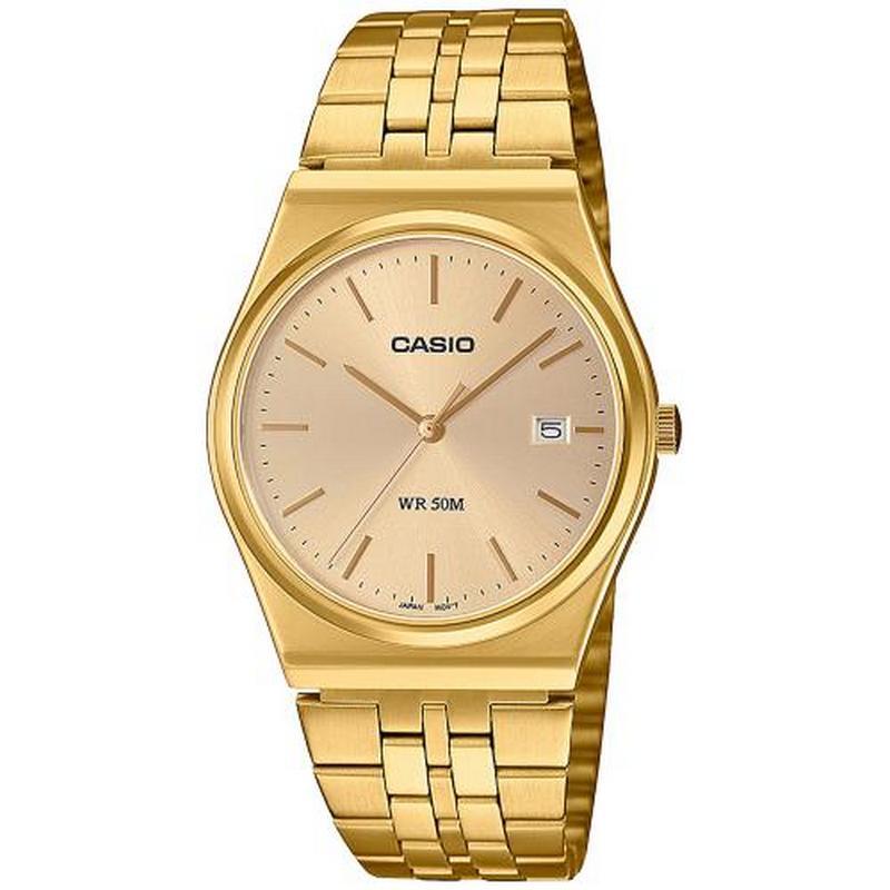 Orologio solo tempo Casio dorato unisex MTP-B145G-9AVEF cassa acciaio