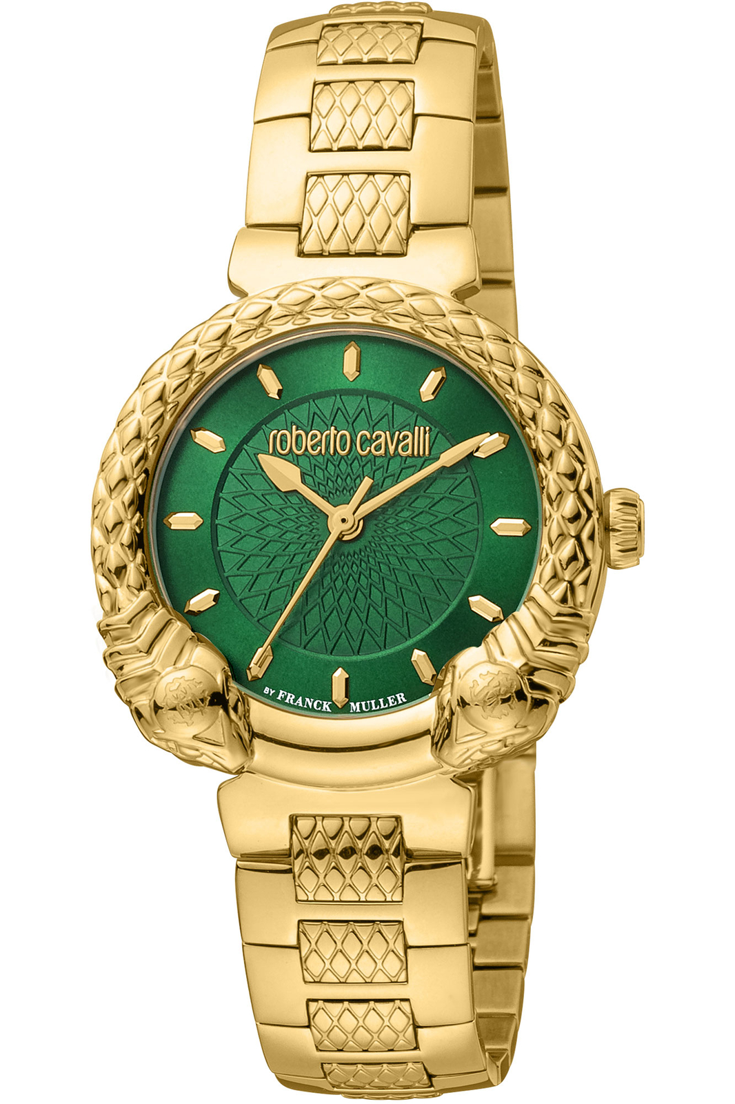 Orologio Roberto Cavalli by FM RV1L190M0051 da Donna Verde in Acciaio