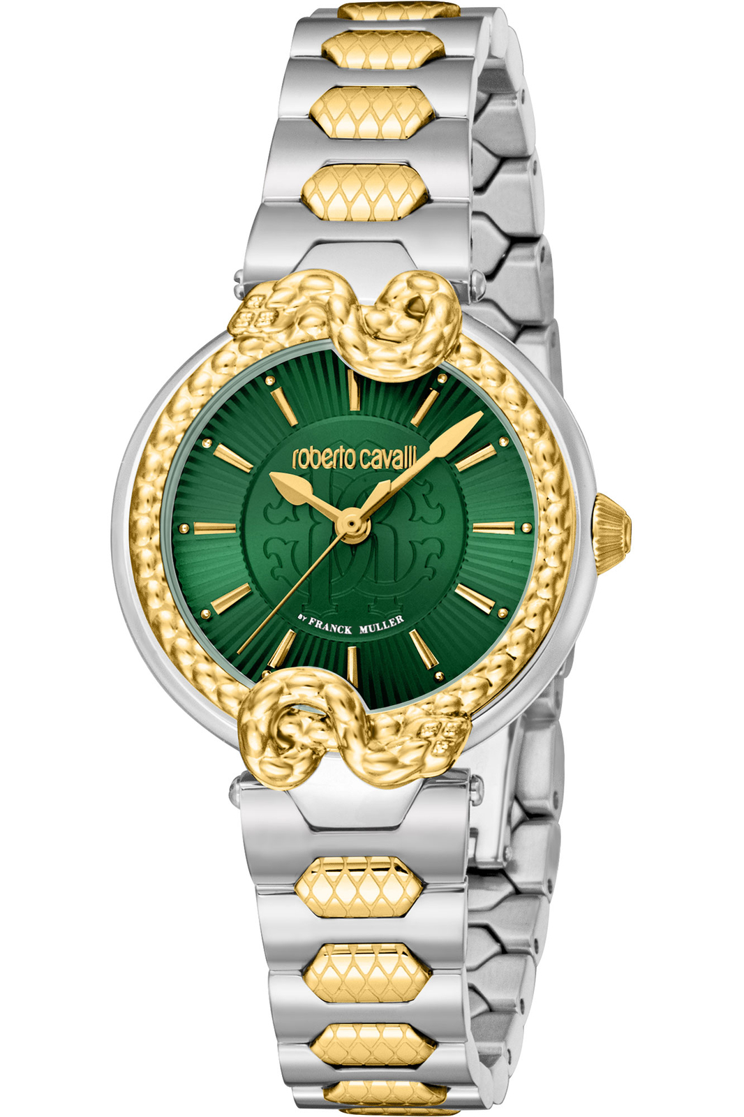 Orologio Roberto Cavalli by FM RV1L214M0061 da Donna Verde bottiglia in Acciaio