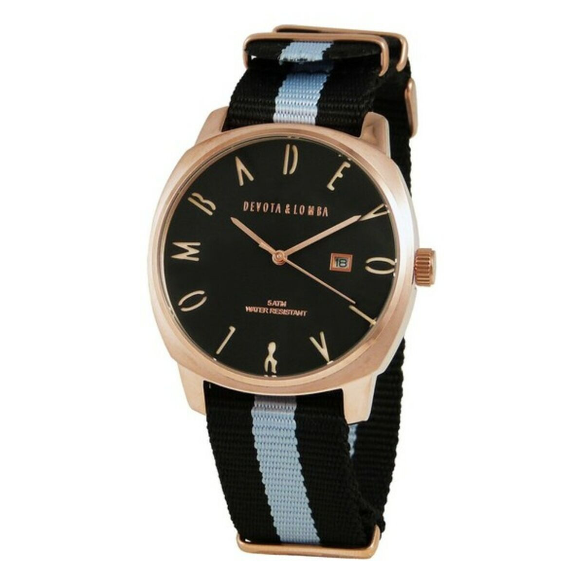 Orologio Uomo Devota & Lomba DL008MSPBK-GR-03BLACK [Ø 42 mm]