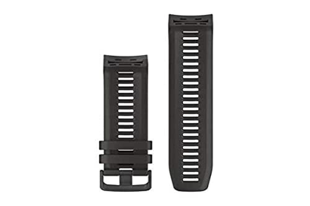 (TG. One Size) Garmin Cinturino Originale Instinct, Silicone, Graphite - NUOVO