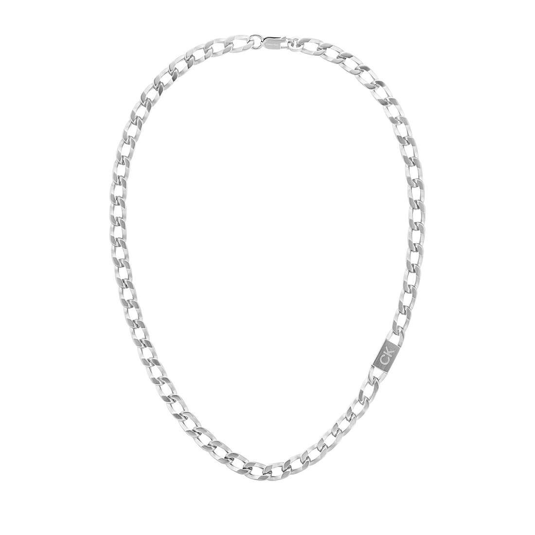 Collana Uomo CK CALVIN KLEIN OUTLOOK 35000251 Acciaio Inossidabile Catena
