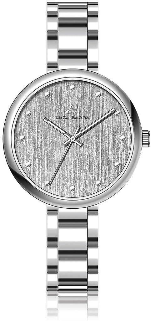 Orologio Luca Barra Acciaio Donna Argentato Quadrante Brillantinato _BW268