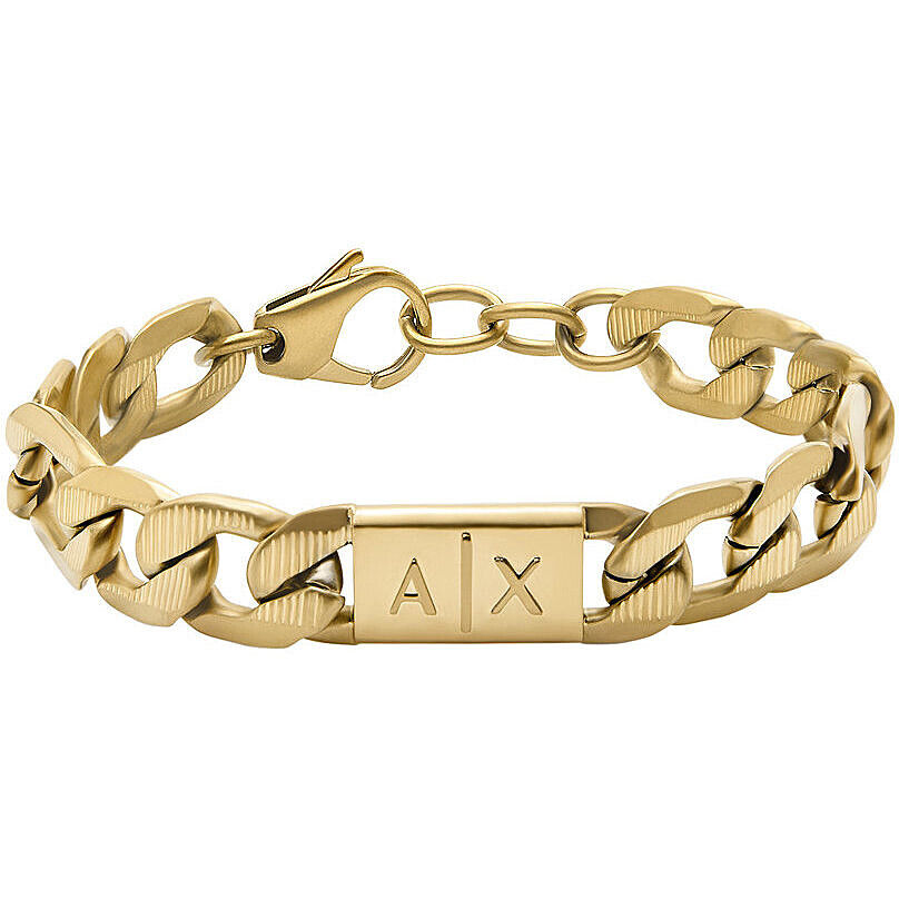 Bracciale Uomo ARMANI EXCHANGE AXG0078710 Acciaio Inossidabile Gold Dorato