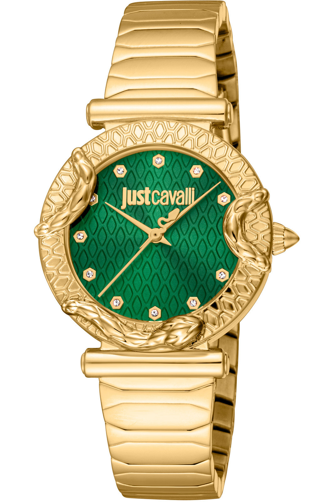 Orologio Just Cavalli JC1L234M0235 da Donna Verde bottiglia in Acciaio INOX