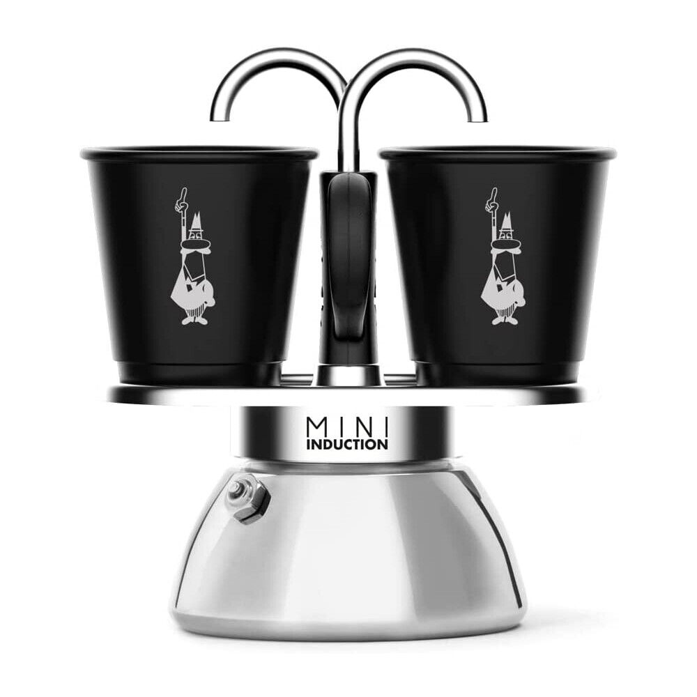 BIALETTI | Mini Express Induction | Moka Adatta ai Piani Induzione + 2 Tazze