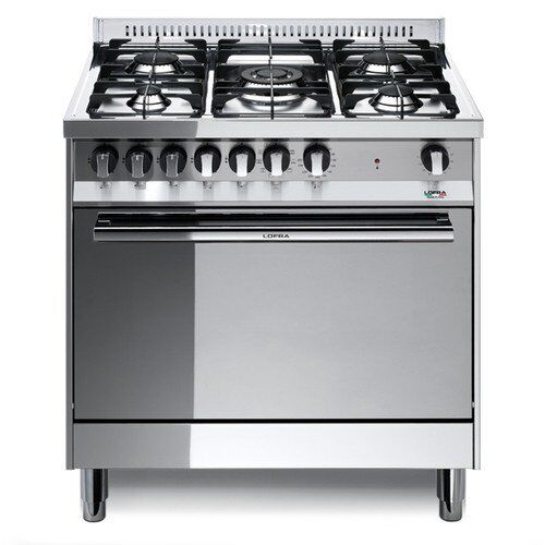 Lofra Cucine a Gas Cucina MG86GV/C Maxima con Piano in acciaio lucidato ed estet