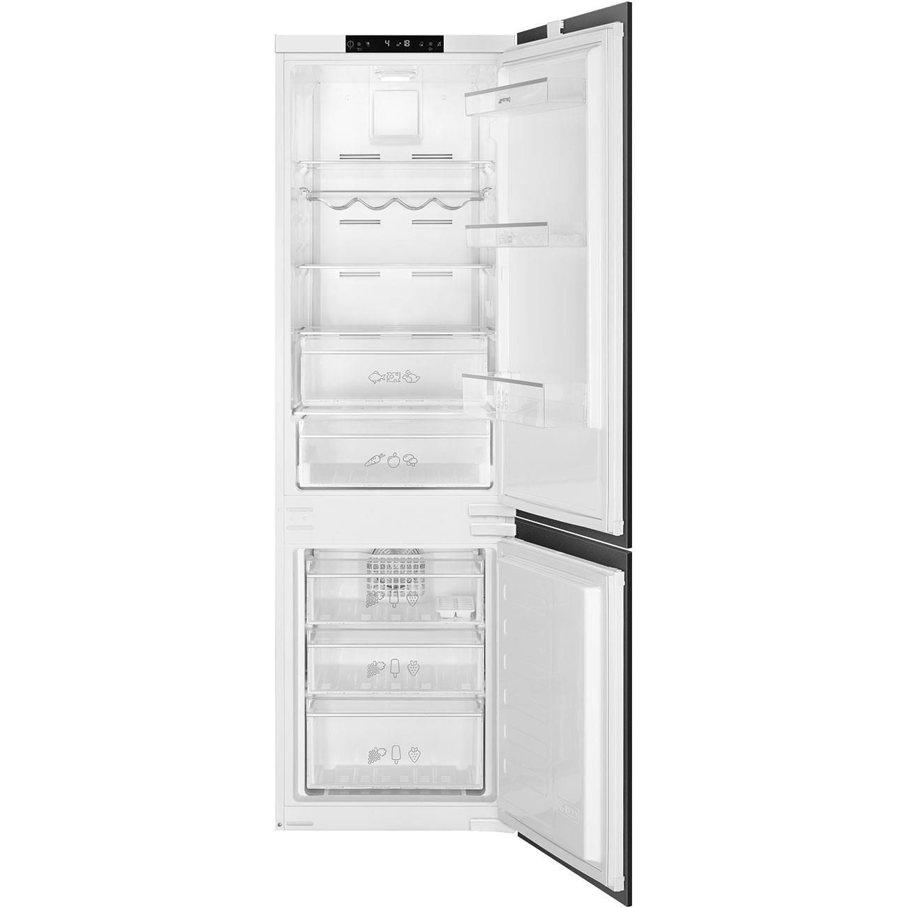 Frigorifero Combinato Smeg Da Incasso Dual No Frost 275L E (A++) Bianco C8174TNE