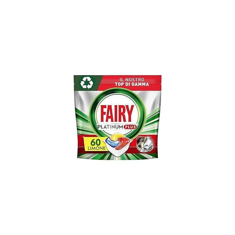 TABS FAIRY PLATINUM PLUS IN CONFEZIONE DA 60PZ YELLOW AL LIMONE