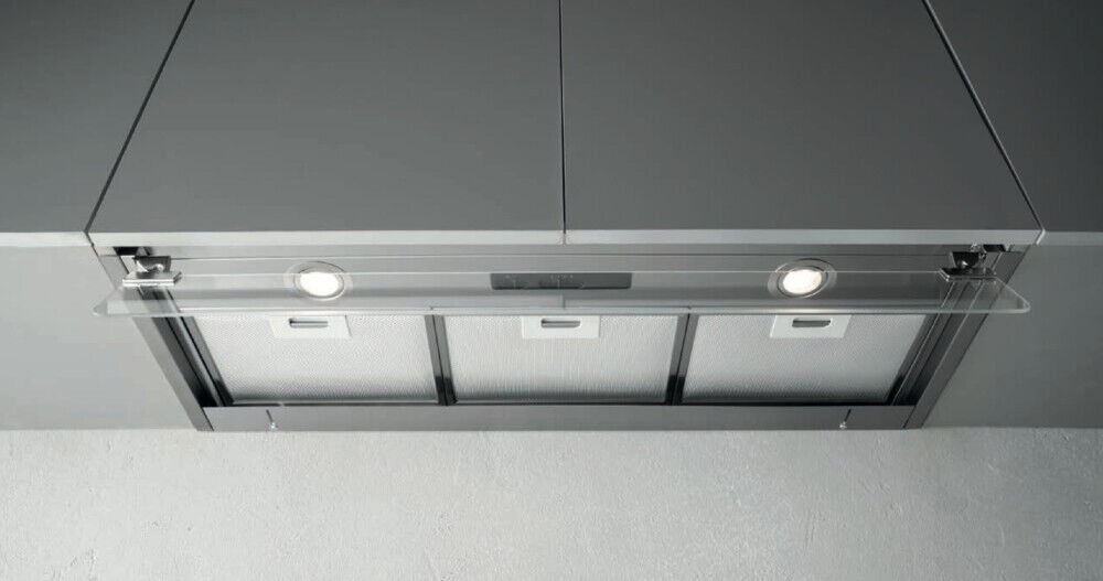 Cappa Cucina 60 Aspirante Sottopensile Incasso Inox Silverline 3129.6.733.09