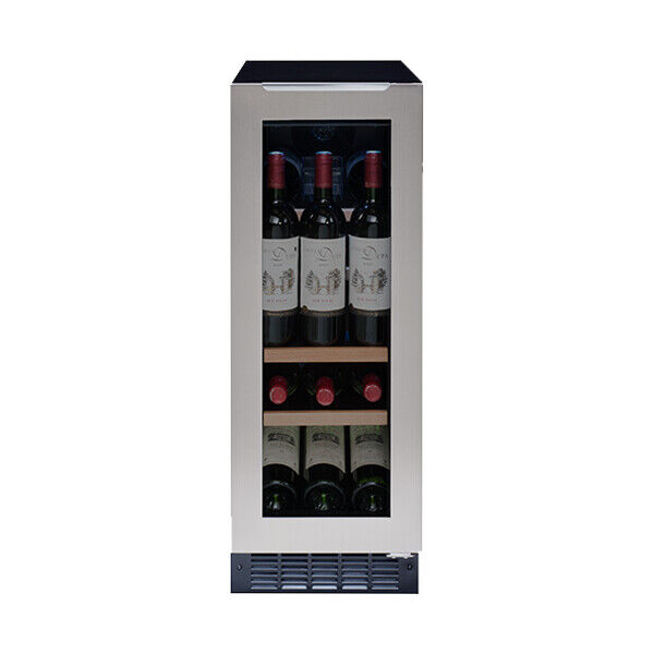 AVINTAGE Cantinetta Vino Incasso 21 Bottiglie F Ripiani in Legno Inox AVU23TXA