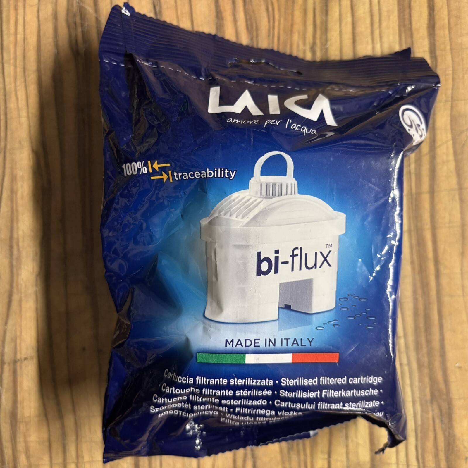 LAICA Cartuccia Filtrante Bi-Flux Originale Caraffa Brocca Filtrante Sterilizzat
