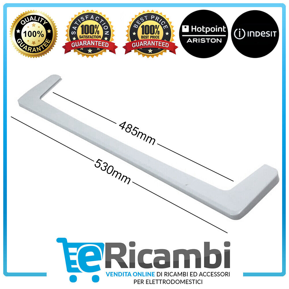 Profilo Bordino Anteriore Per Ripiano Vetro Frigo Indesit Ariston C00094444