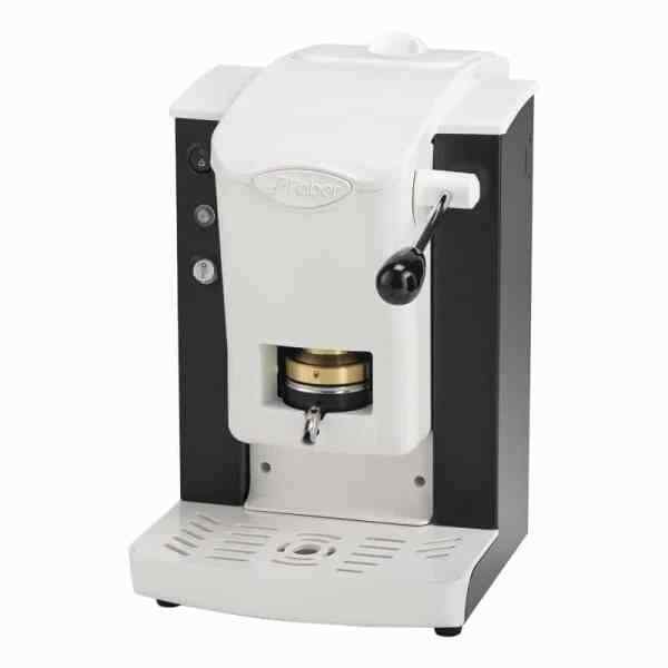 Faber MACCHINA DA CAFFE' A CIALDE SLOT PLAST BIANCO OTTONE TELAIO NERO (00000575