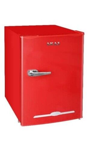 Akai Mini Frigo Frigobar 100 lt Classe F Statico colore Rosso CLASS90K-RD
