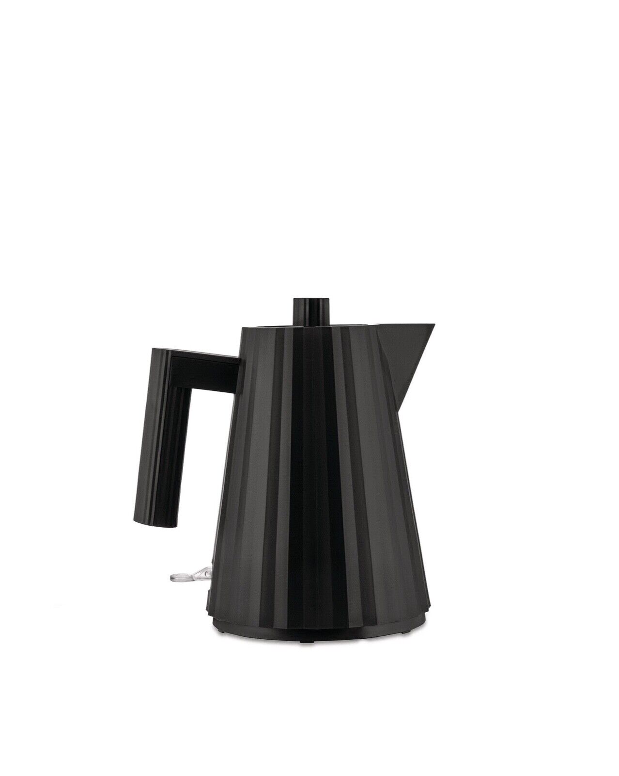Alessi Plissé - Bollitore Elettrico 1L Plissé Nero Alessi - Michele De Lucchi