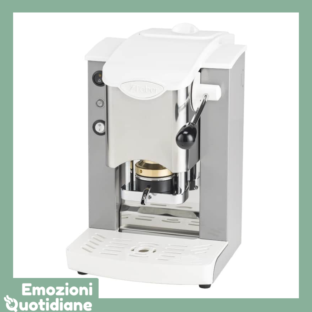 Faber Slot Inox | Macchina caffè a cialde Ese 44mm con pressacialda Ottone