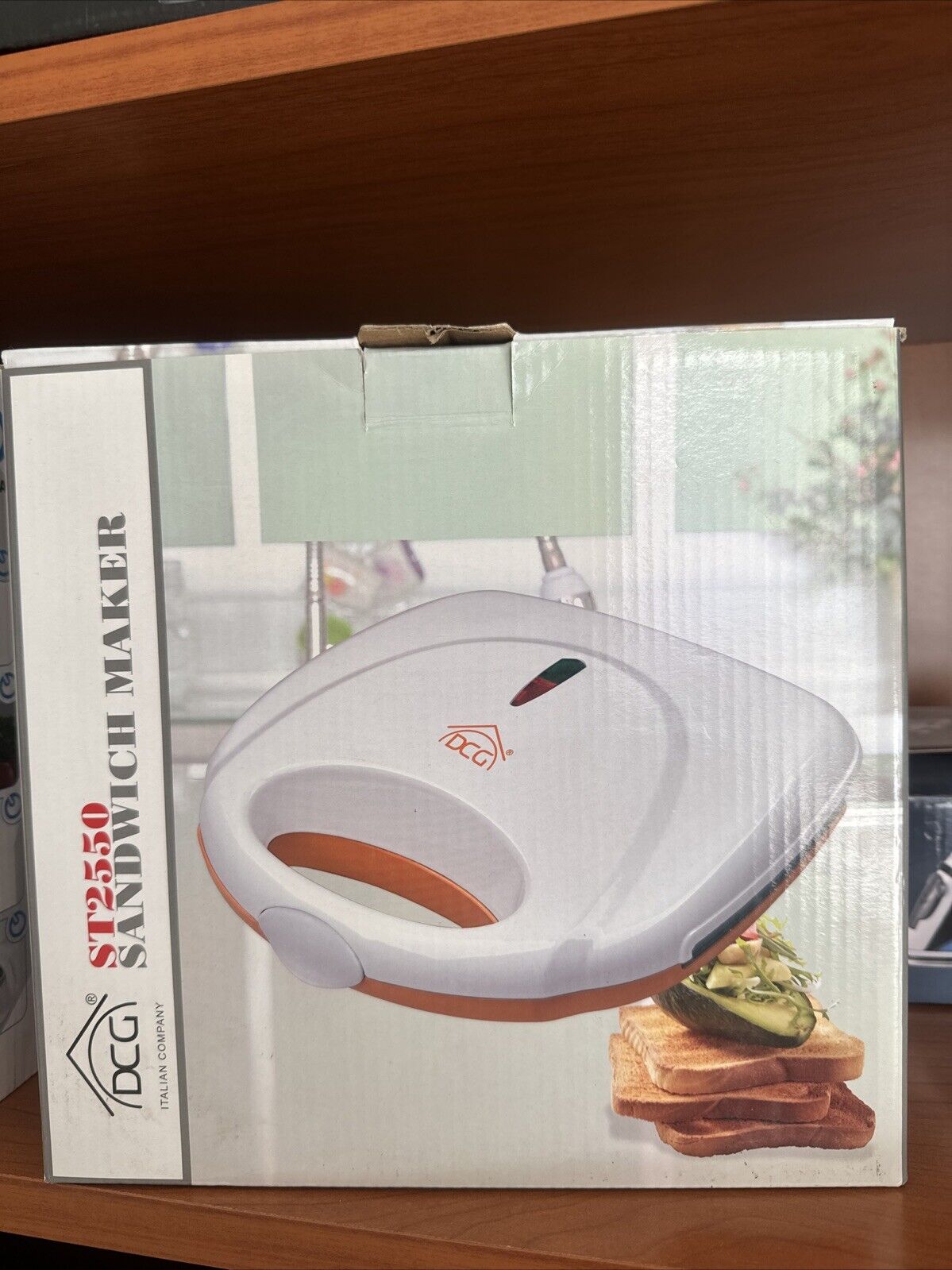 MINI BISTECCHIERA ELETTRICA DCG ST2550 CON PIASTRE ANTIADERENTI 750W TOAST