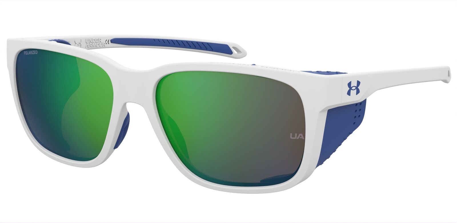 Occhiali da Sole Under Armour UA GLACIAL WHITE BLUE/GREEN 58/16/145 uomo