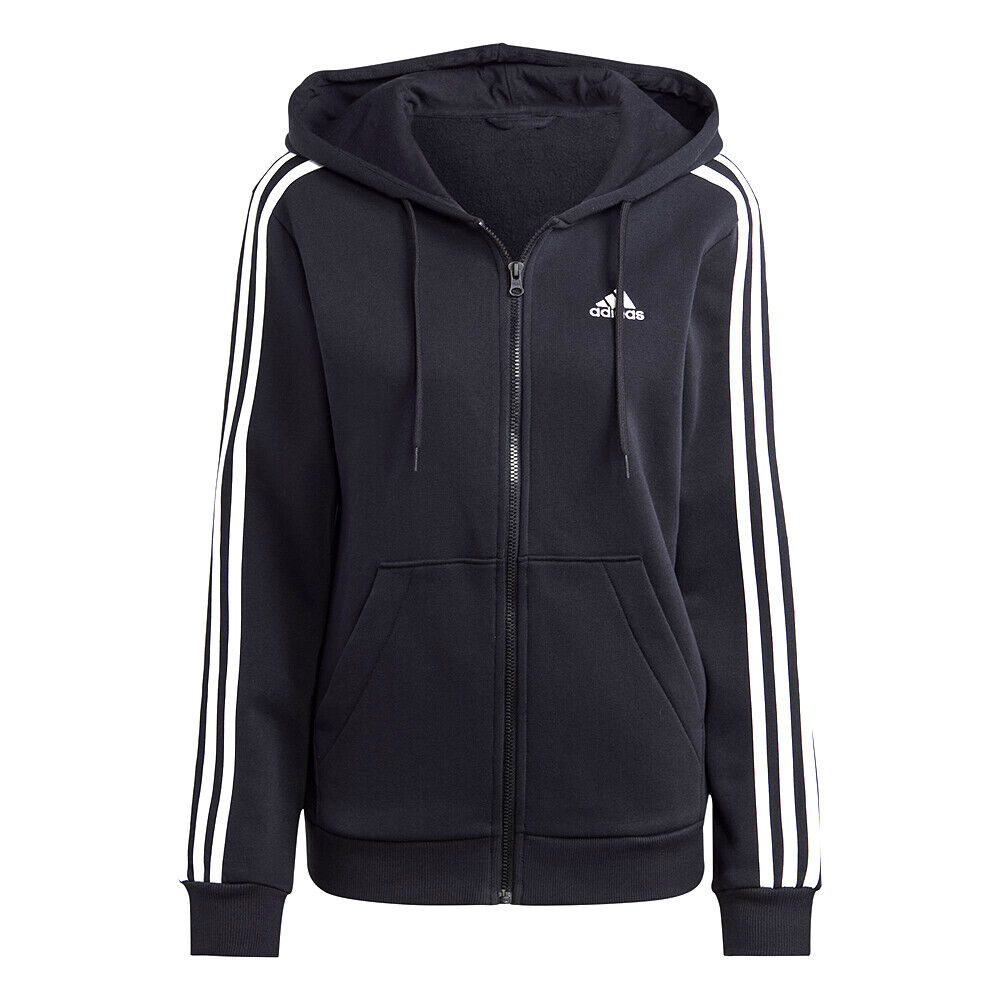 Adidas W Full Zip Hoodie Fleece 3 S HZ5743