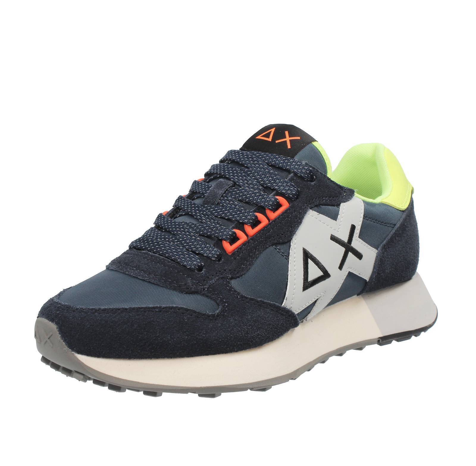 Sun 68 Jaki Fluo Blu - Taglia 46 [30.1cm] Scarpe Uomo Sneakers Casual