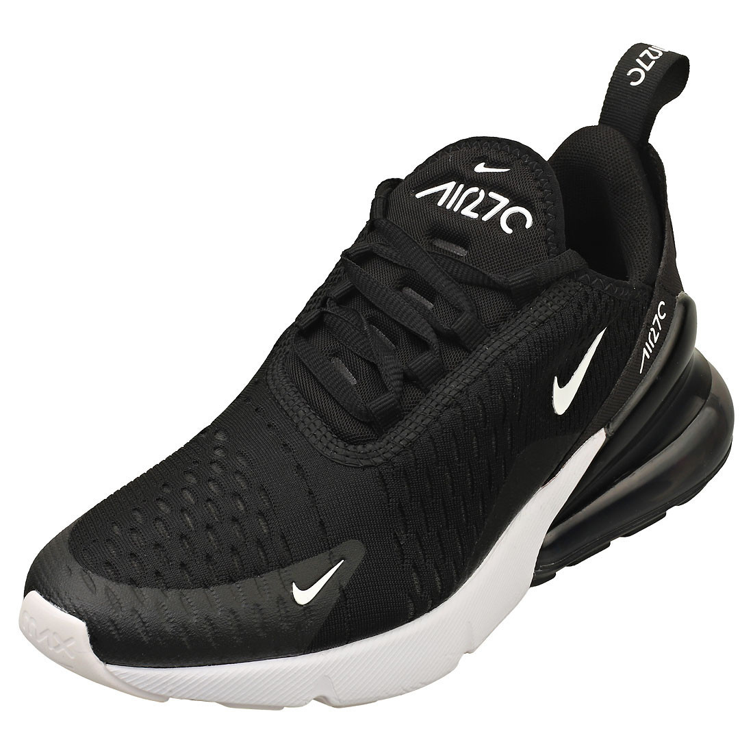 Nike Air Max 270 Donna - Sneakers Moda Tessuto Nero Bianco - 36.5 EU