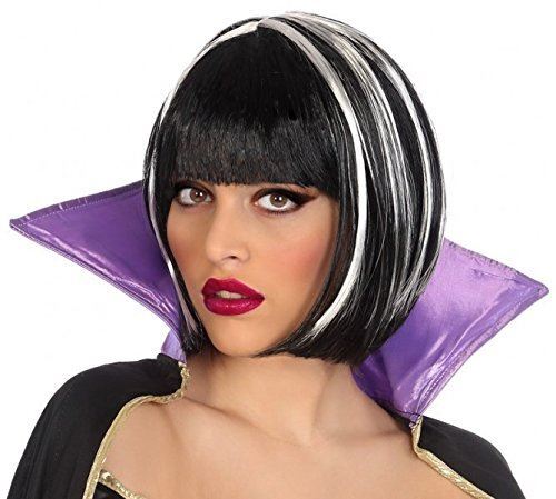 ATOSA 39792 ATOSA PARRUCCA NERA MECHES BIANCHE VAMPIRA