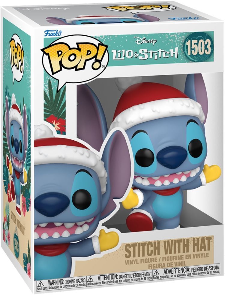 7829593 Merchandising Disney: Funko Pop! - Lilo & Stitch - Stitch With Hat (Viny