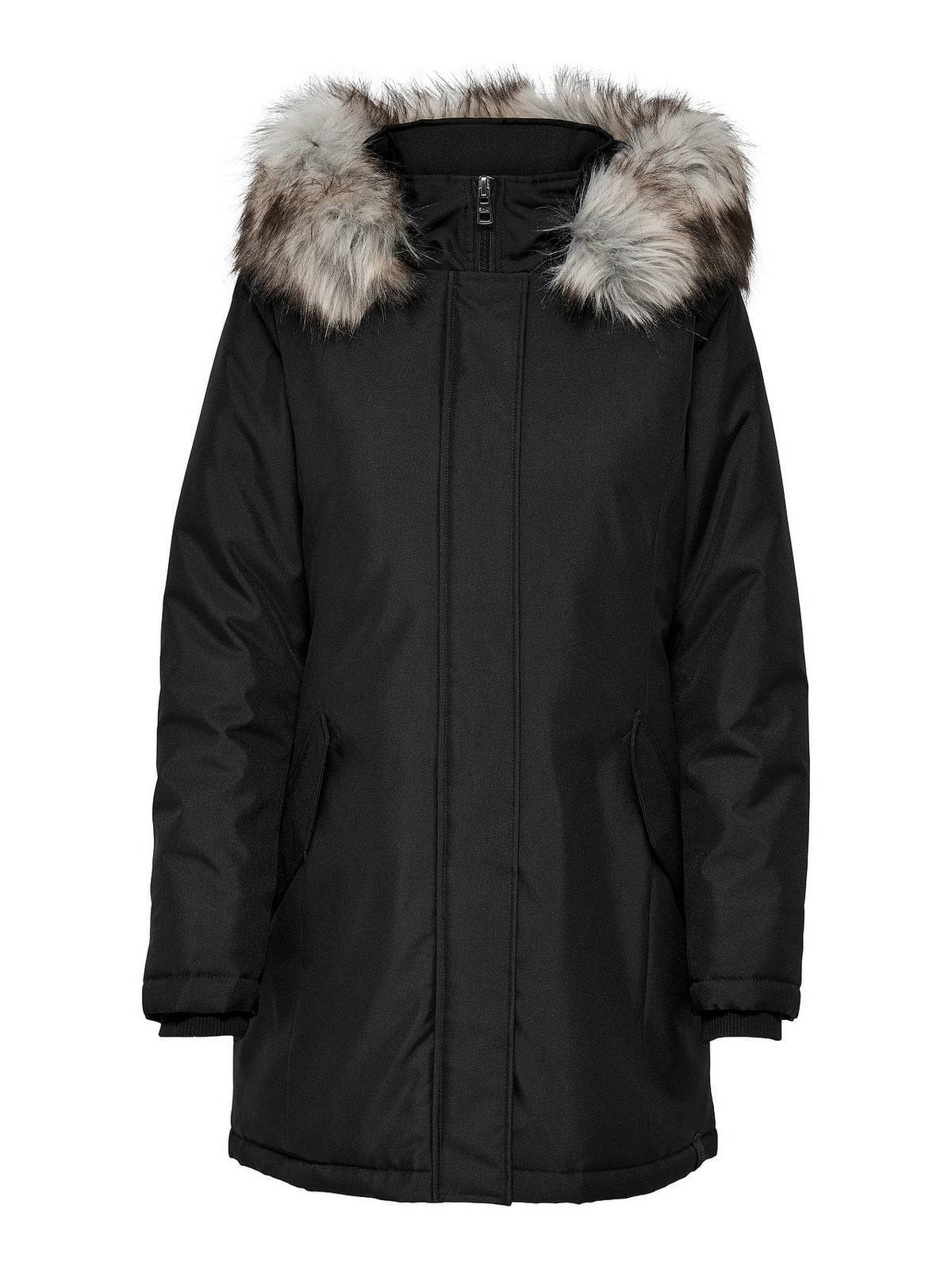 Only New Katy Parka Nero - Taglia S Abbigliamento Donna Giubbotti E Cappotti