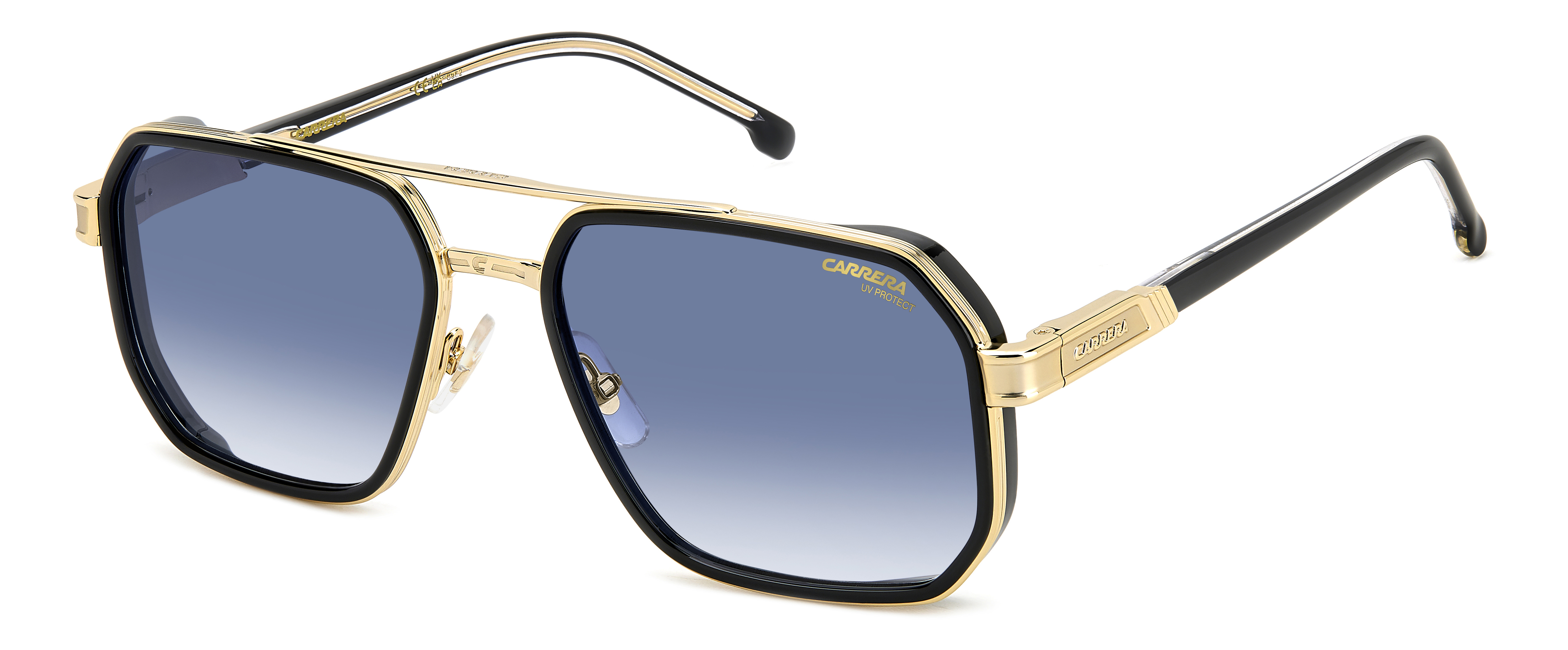 Occhiali da Sole Carrera 1069/S BLACK GOLD/ BLUE SHADED 58/19/145 uomo