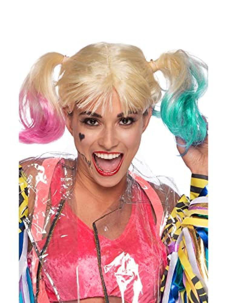 (TG. Taglia unica Per Tutti Gli Adulti) Rubies Donna Perruque Harley Quinn Acces