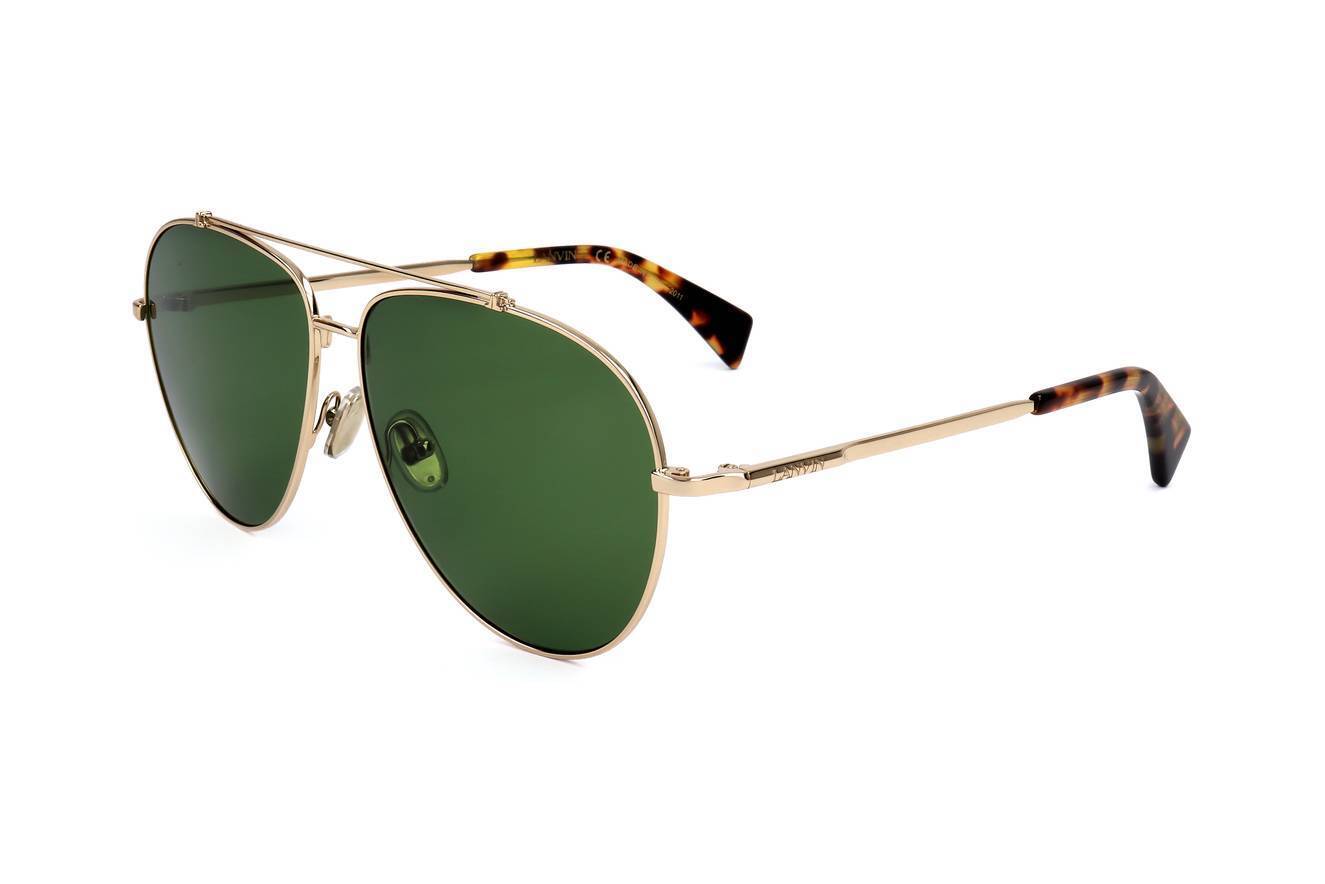 Occhiali da Sole Lanvin LNV113S 733 GOLD/GREEN 61/13/145 Uomo