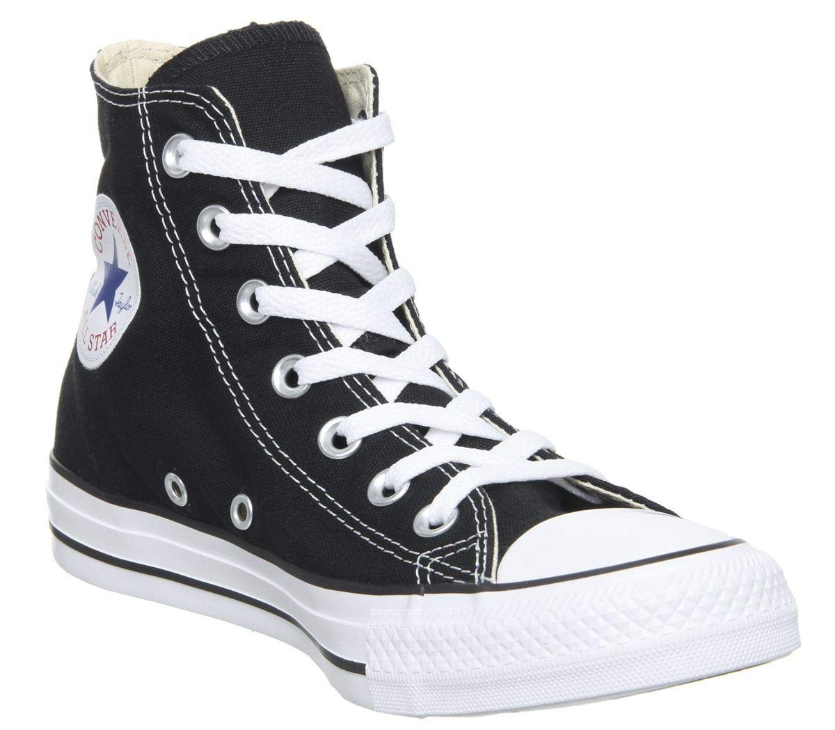 Converse M7650 White Optical White HI 9 UK Black