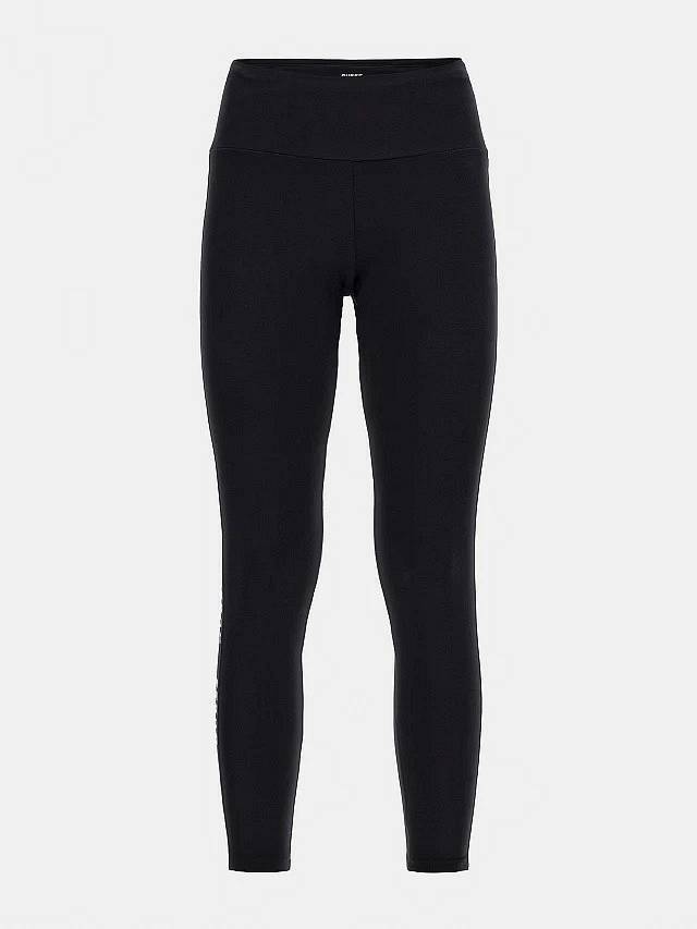 Guess Aline Leggings 4/4 Eco J. Str - Pantaloni Nero - Taglia XS Abbigliamento