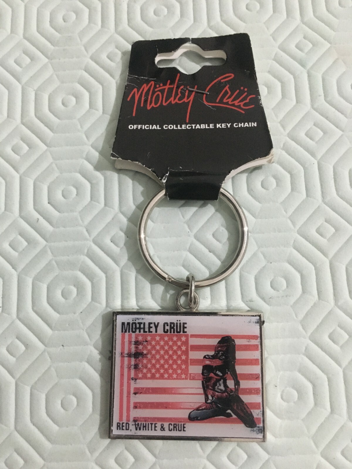 Portachiavi in metallo band metal ufficiale MOTLEY CRUE porta chiavi rock NEW