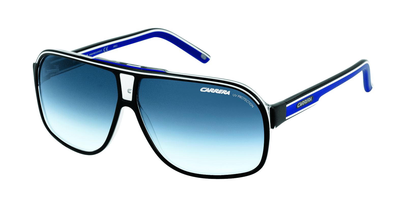 Occhiali da Sole CARRERA GRAND PRIX 2 T5C BLACKWHITEBLUE 64/9/130 Uomo