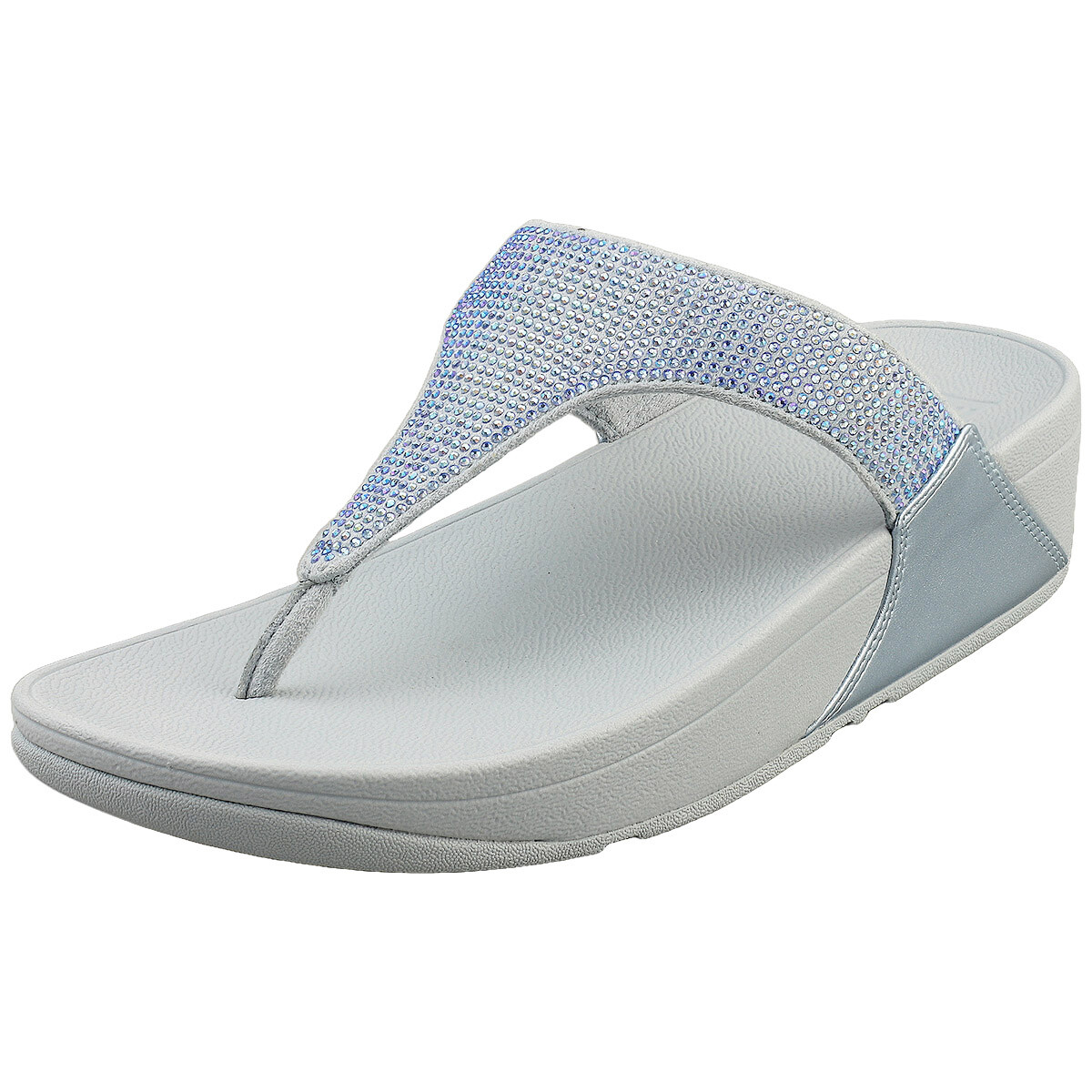 FitFlop Lulu Crystal Abbelliata Sandali Blu Donna - 42 EU