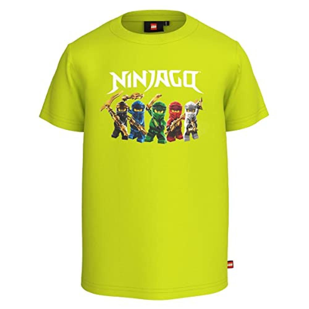 (TG. 92) LEGO Ninjago Jungen T-Shirt alle Ninjas LWTaylor 121, 836 Lime Green, 9
