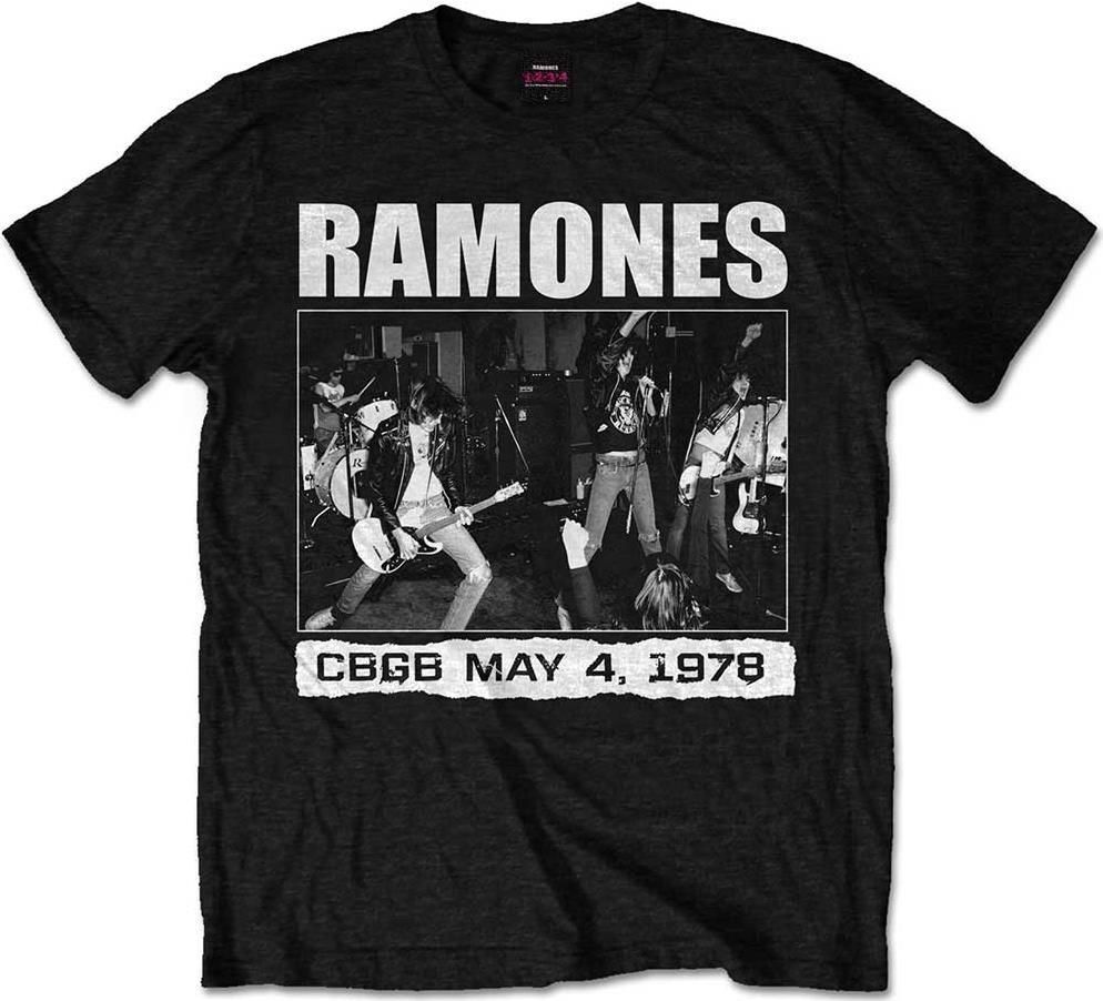 Abbigliamento Ramones: Rock Off - Cbgb 1978 (T-Shirt Unisex Tg. L)